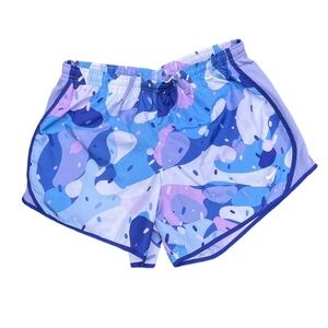 Nike Blue and Purple Abstract Color Fun Shorts Size XL